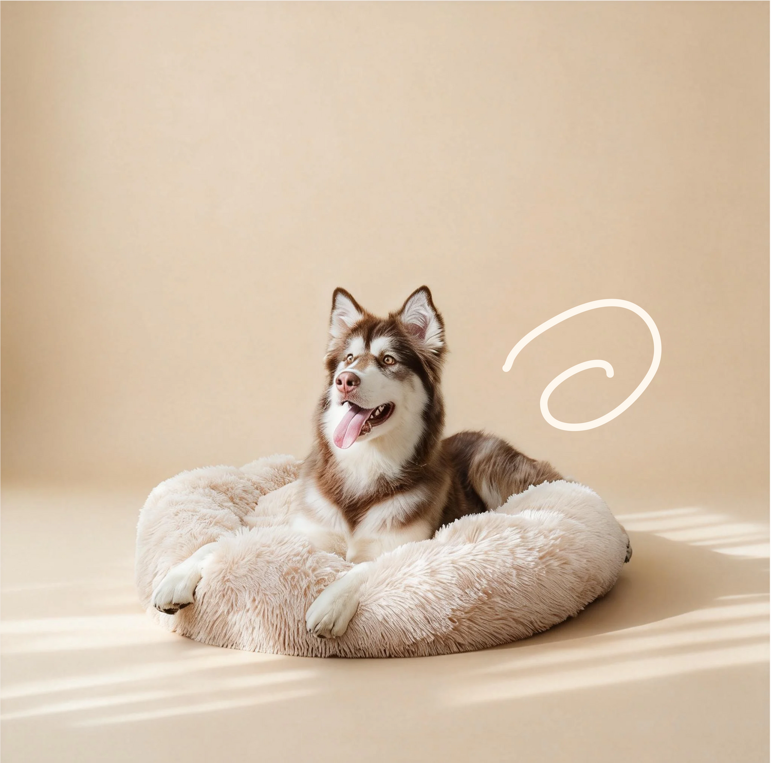 Calming Donut Dog Bed
