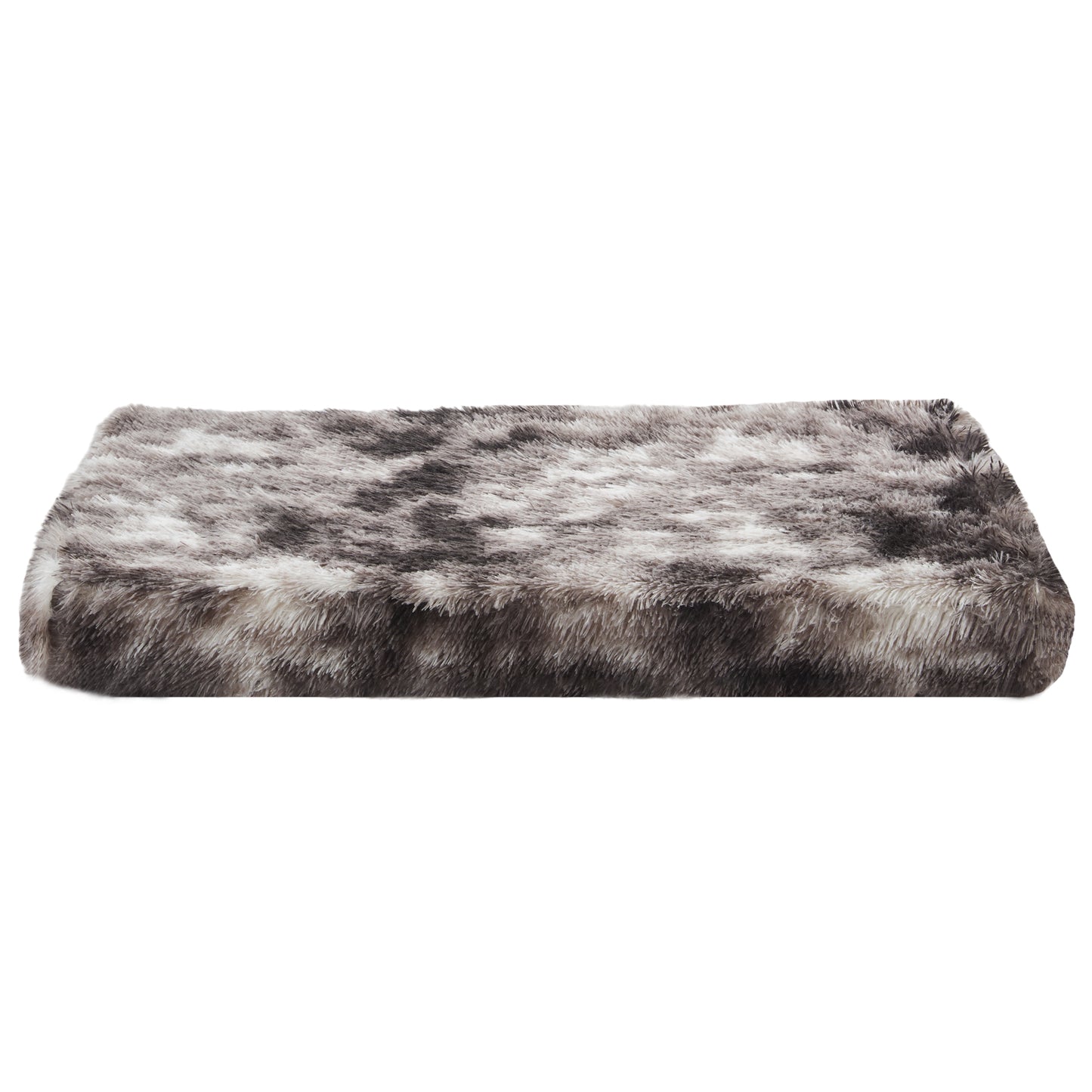 Inspaws orthopedic dog bed pillow in ink tie-dye, flat view on white background