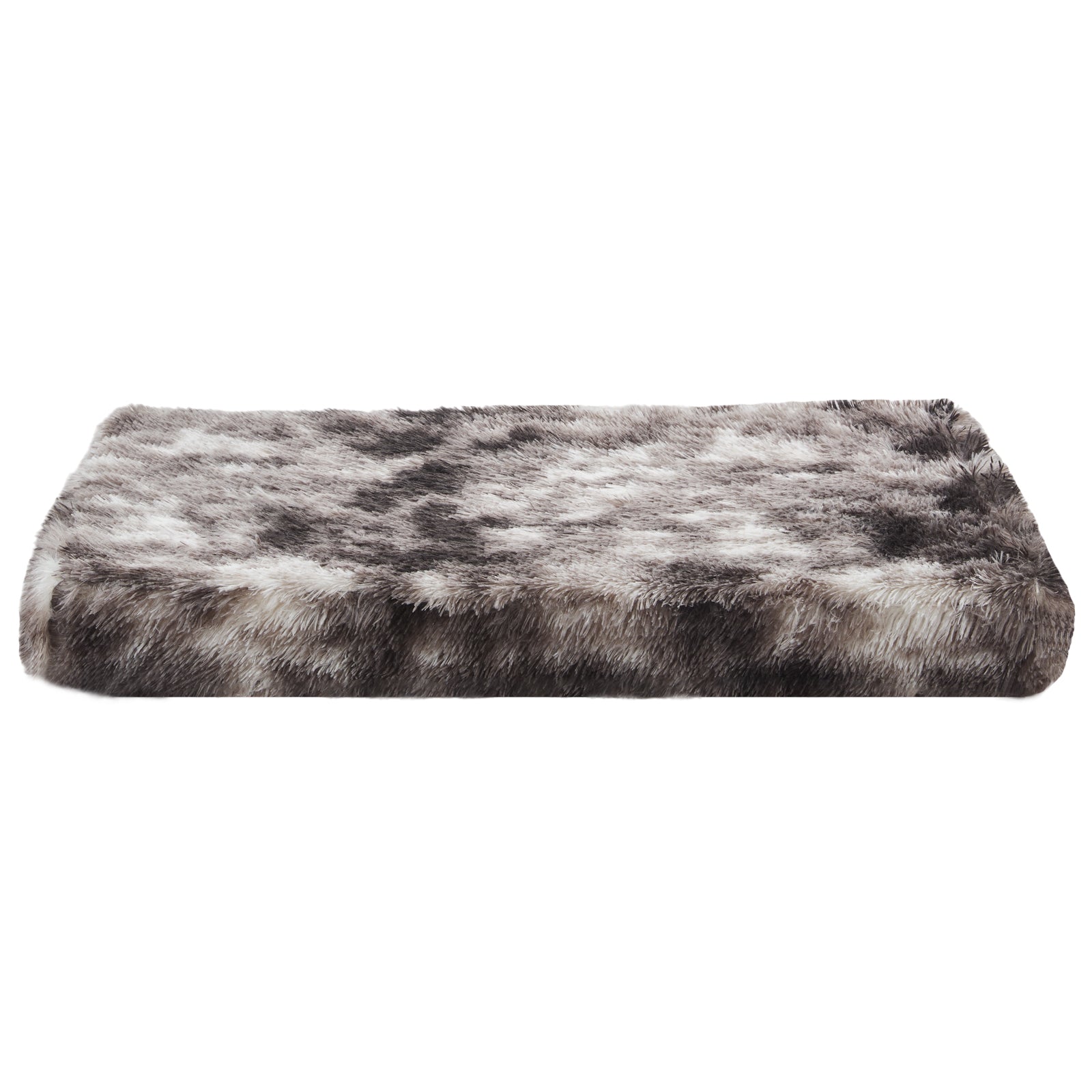 Inspaws orthopedic dog bed pillow in ink tie-dye, flat view on white background