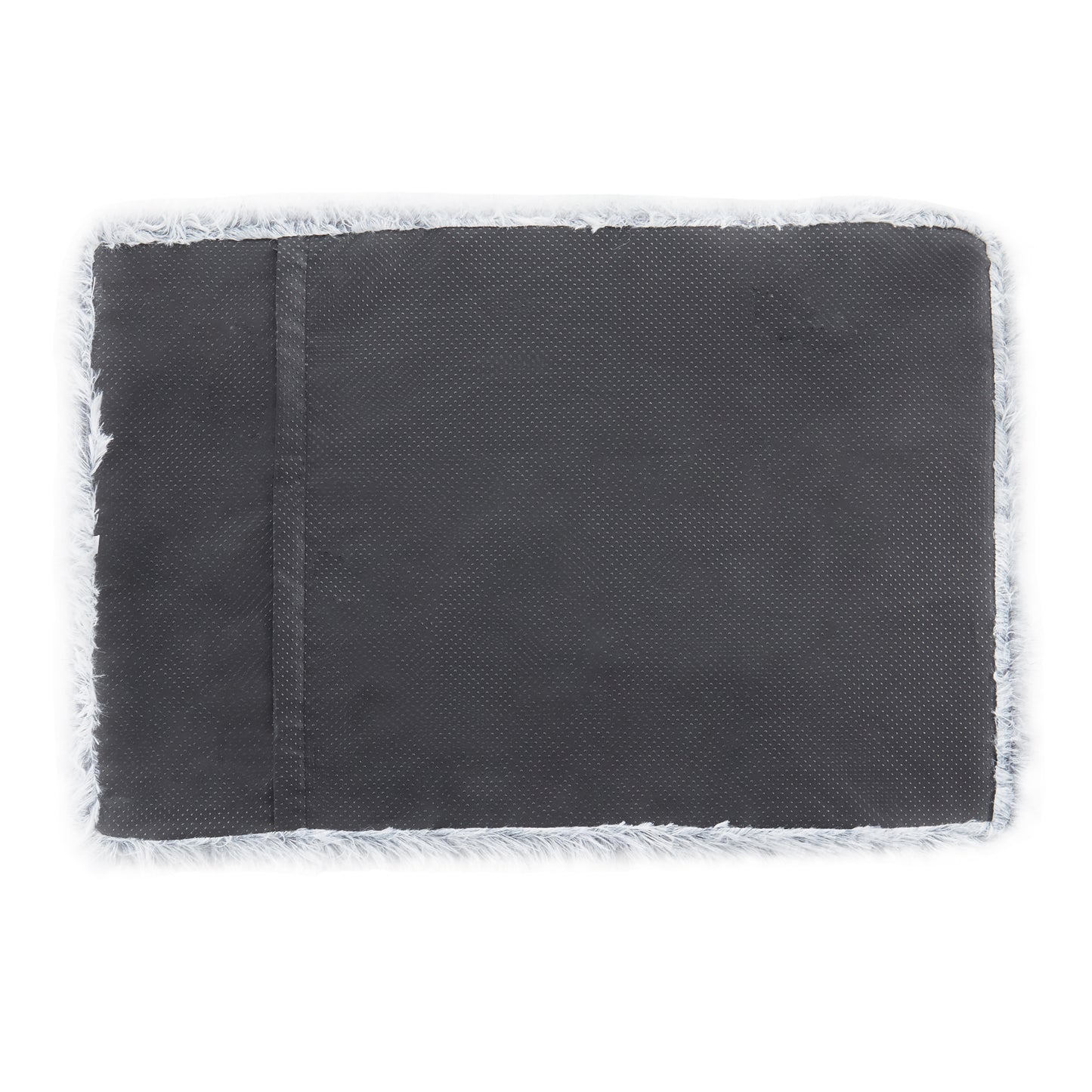 Inspaws orthopedic dog bed pillow non-slip bottom detail close up of gradient gray color